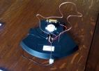 shaped wire frame with separate wire wand to guide around the shape