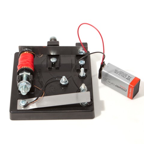 battery powered electrical morse key buzzer